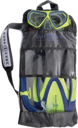 Набір для дайвінгу Aqua Lung Sport La Costa Junior Pro для дітей (маска, трубка, ласти) з сумкою - блакитний 32-35