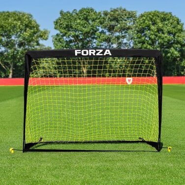 Ворота для футболу FORZA Pop-Up | Розкладні футбольні ворота для дітей та дорослих | Портативні ворота для футболу в сад та парк | Набір 1 або 2 шт. | 4 розміри | Швидкий монтаж без інструментів (1,5м x 1x1м, 2 шт.)