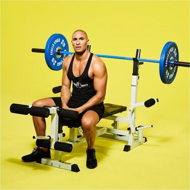 Бамперні диски GORILLA SPORTS 20 кг, 50 мм, гумові, для штанги, олімпійські вагові плити