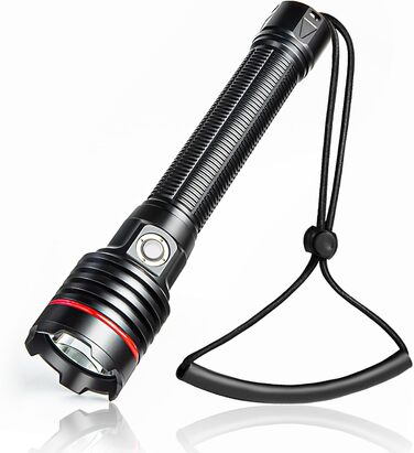 Ліхтар для дайвінгу LetonPower 2000 Lumen, 100м водонепроникний, з акумулятором Type-C, для дайвінгу та відпочинку на природі (Sm-26s)