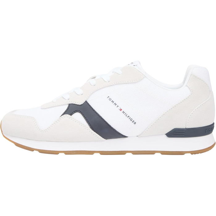 Кросівки Tommy Hilfiger Runner Icon Mix FM0FM05679 - низькі, 44 EU, білі