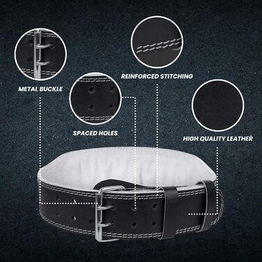 Підтримка попереку Jayefo для важкої атлетики: ремінь для тренувань, пауерліфтингу, бодібілдингу (чорний, X-Large)