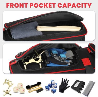 Чохол для кілків BOSSTIN для більярду, 3x4 / 5x5, м'який, з підкладкою, аксесуари для більярду