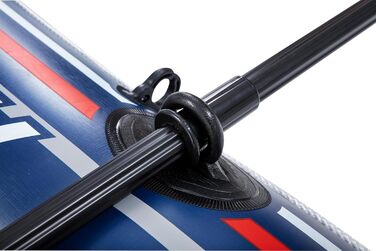 Надувний човен Bestway Hydro-Force Treck X2 255x127x36 см з веслами, комплект для відпочинку на воді
