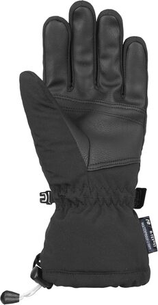 Дитячі зимові лижні рукавички Reusch Connor R-TEX XT, водонепроникні, вітрозахисні, дихаючі, чорні/білі, розмір 6