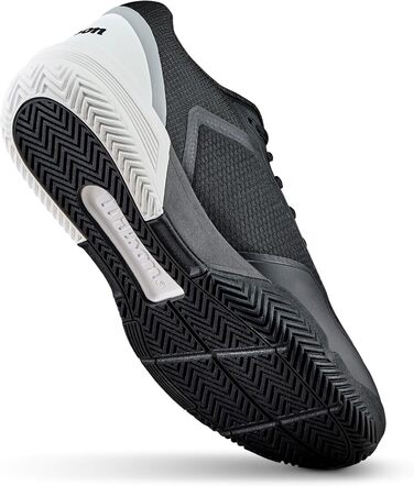 Тенісні кросівки Wilson Courtglide Schwarz WRS339790 (42 EU, Широкий розмір, Чорно-білі)