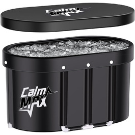 Ванна для криотерапії CalmMax Ovale – 450 л, переносний бак для холодної води, 5 шарів, для спортсменів, 105 x 103 см