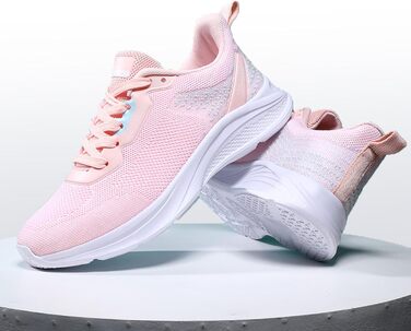 Спортивне взуття для жінок та чоловіків: кросівки для бігу, фітнесу, ходьби та повсякденного носіння. Розміри 35-45 EU, колір рожевий