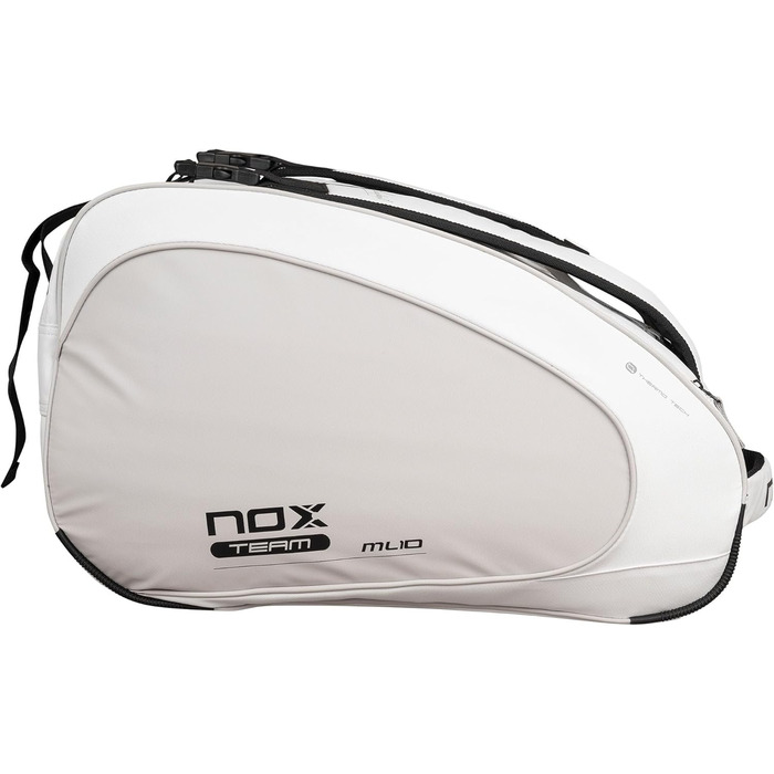 Сумка для падел Nox ML10 Team Bpml10tewhgr Біла - Професійна сумка для ракет та аксесуарів