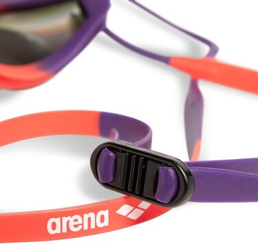 Плавальні окуляри ARENA Tracks Uni для дорослих, дзеркальні, для змагань, FINA, антифог, купер/слива/корал, унісекс