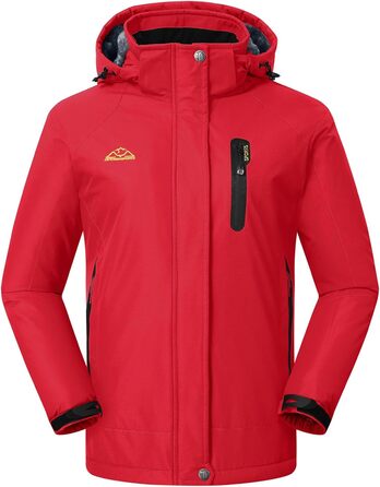 Жіноча зимова куртка YSENTO, водонепроникна, софтшел, тепла, вітрозахисна, для катання на сноуборді та активного відпочинку (червона, L)