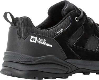 Чоловічі трекінгові черевики Jack Wolfskin Trail Hiker Texapore Low MW, чорні, 50 EU