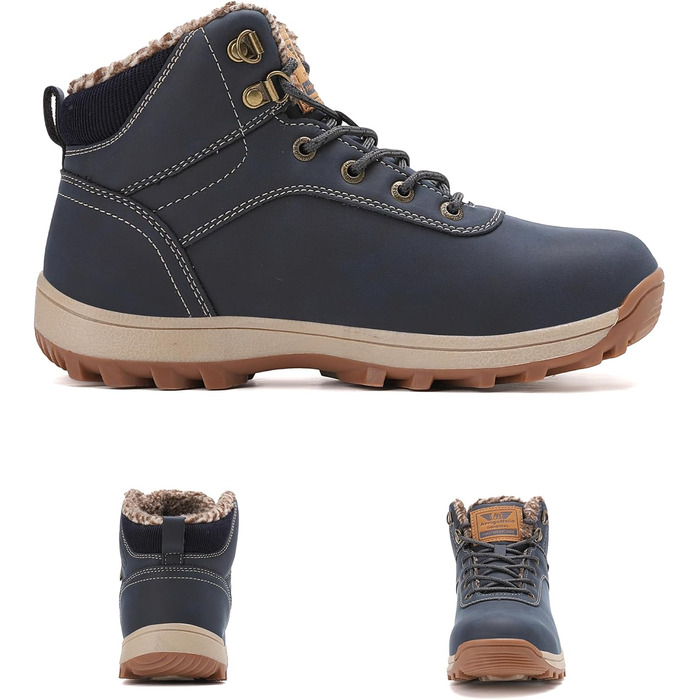 Зимові черевики Arrigo Bello для жінок та чоловіків, утеплені, непромокаючі, антиковзаючі, синього кольору, розмір 36-46