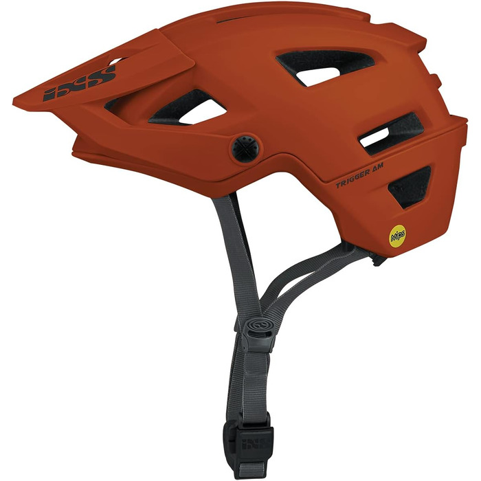 Велосипедний шолом IXS Trigger AM MIPS, помаранчево-коричневий, захисний, для MTB