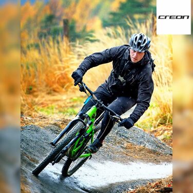 Велосипедне сідло CREON Crosser Komfort Plus, чорне, ПВХ шкіра, з пам’яттю форми