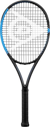 Тенісна ракетка Dunlop FX 500 LS 285г, турнірна, чорна-синя, без струн