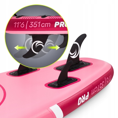 SUP-дошка Tsunami PRO 350 см, багатоколірна, з аксесуарами