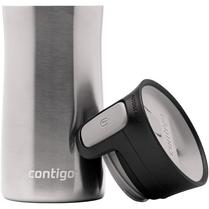 Термокухоль Contigo Pinnacle Autoseal 300 мл, нержавіюча сталь, для напоїв з собою, ізольований, герметичний, BPA-free