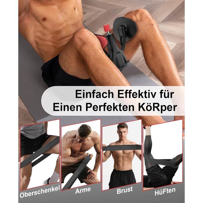Тренування стегон та тазу: тренажер для жінок та чоловіків, чорний | Фітнес обладнання для дому