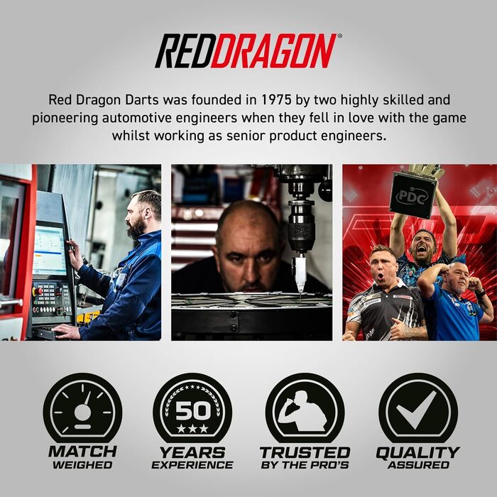 Професійні дартси Red Dragon Gerwyn Price Iceman Glacier 90% вольфрам, набір з крилами та стрижнями, 18/22/24/26 г