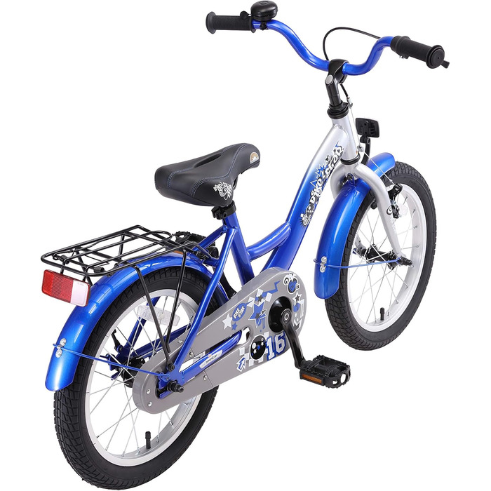 Дитячий велосипед BIKESTAR 16 дюймів для хлопчиків і дівчаток від 4-5 років, класичний, безпечний, тестування без ризику