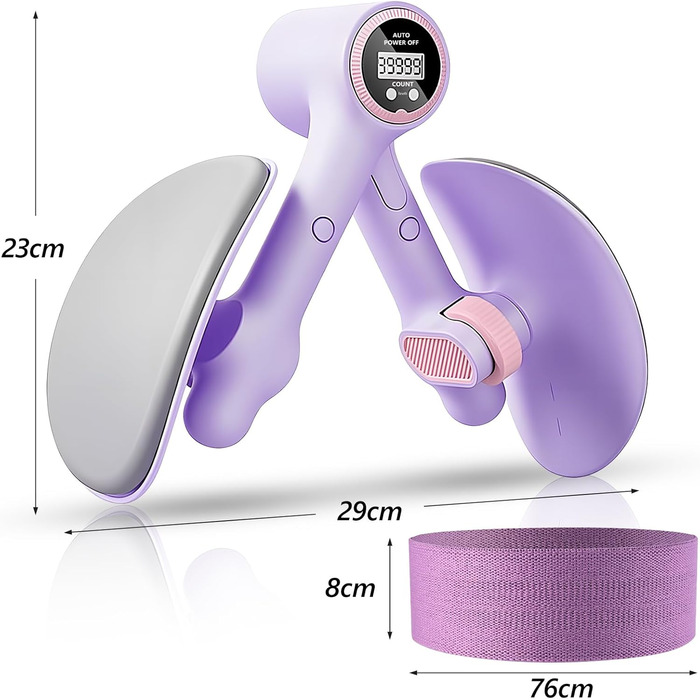 Тренування для дна талії: пристрій для жінок, тренування сідниць та стегон з еластичною стрічкою для дому