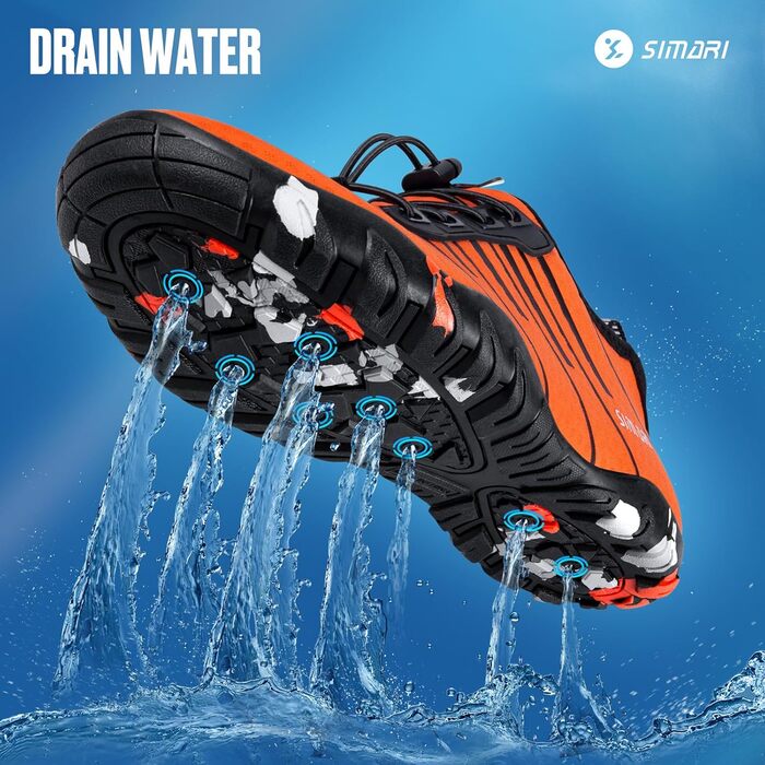 Водні черевики SIMARI WP001 для жінок та чоловіків, швидковисихаючі, для плавання, дайвінгу, серфінгу, йоги та відпочинку на природі