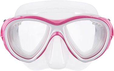 Маска для снорклінгу та дайвінгу Cressi Samoa - Маска або комплект (маска + трубка) Mexico, універсальний розмір, для дорослих (прозора/рожева)