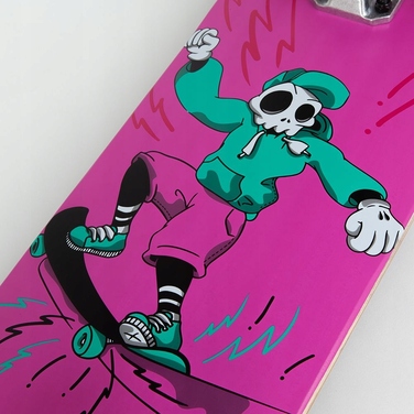 Скейтборд Enuff Skateboards Skully, рожевий