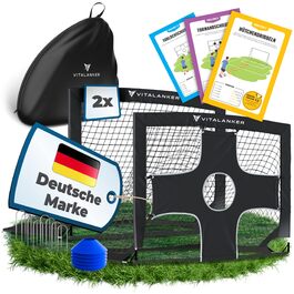Дитячий футбольний ворітний комплект з навісною торговою системою та картками-завданнями. Ідеально для гри в саду, на вулиці. Ворота для дітей, футбольні ворота, Goal