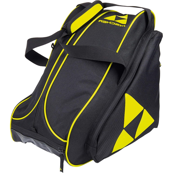 Сумка для лиж Fischer Alpine Race, чорний/жовтий, унісекс, дорослі, OneSize