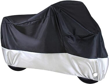 Водонепроникний чохол для мотоцикла XXXXL (4XL), зимовий захисний тент Heavy Duty 210D, розмір 295x110x140 см, для використання на вулиці та в гаражі