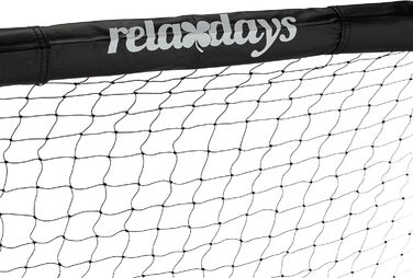 Футбольні ворота Relaxdays для дітей і дорослих, тренувальні, 120x180x60 см, сталь, чорні, для саду