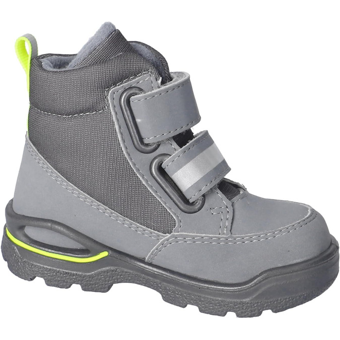 Зимові чоботи RICOSTA Flori для дівчаток та хлопчиків, дитячі чоботи для перших кроків, ширина: широкі, змінна устілка, Sympatex, пранні, веганські, 20 EU, широкі, графіт, карбон