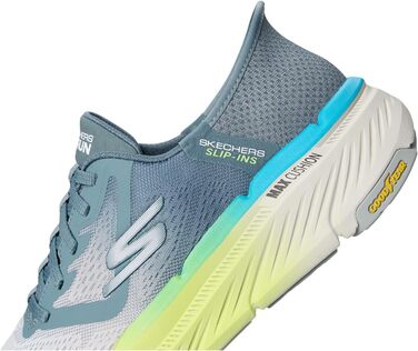 Чоловічі сліпони Skechers Max Cushioning Premier 2.0 Ascendant II (43 EU, сірий, багатокольоровий)