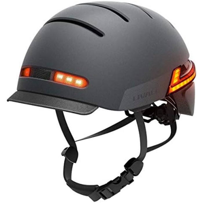 Велошолом Livall BH51M Neo з Bluetooth-гарнітурою, матовий чорний, 57-61 см, для дорослих, унісекс