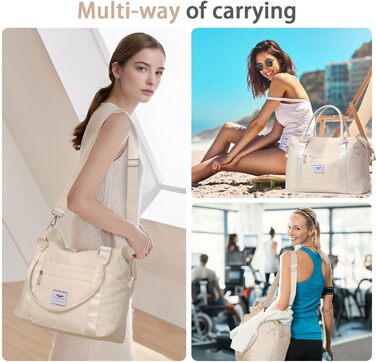 Спортивна сумка Daen FIORETTO: водонепроникна дорожня сумка-дуffel, ідеальна для подорожей та фітнесу, блакитна