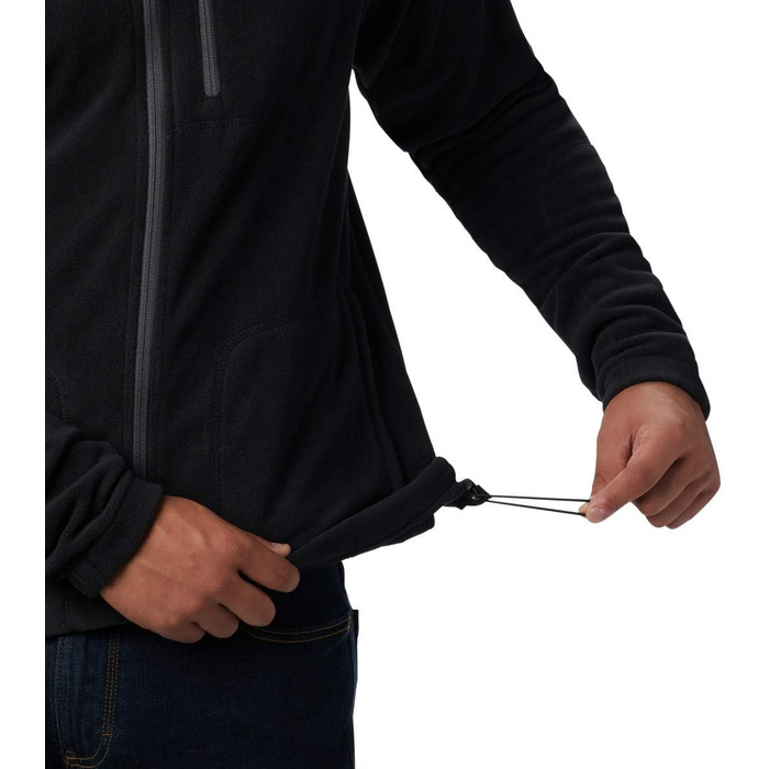 Чоловіча флісова куртка Columbia Fast Trek II Full Zip чорного кольору, розмір M