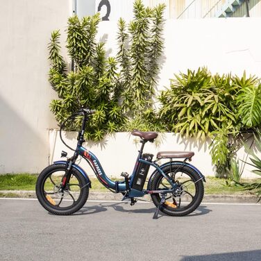 Електровелосипед Fafrees F20-Pro складаний 20 дюймів, акумулятор 36V 18Ah, фетбайк 250W для чоловіків та жінок, гірський електробайк для дорослих, швидкість 25 км/год