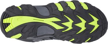 Дитячі водонепроникні черевики HI-TEC Blackout Mid Wp Jr, чорний/лайм, 31 EU