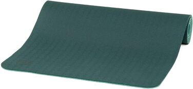 Килимок для йоги Bodhi Lotus Pro | Нековзкий | Для фітнесу, гімнастики, пілатесу та йоги | Антиковзкий | Гіпоалергенний, темно-зелений/зелений