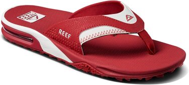 Шльопанці Reef Fanning Pregame для чоловіків, 43 EU, червоно-білі