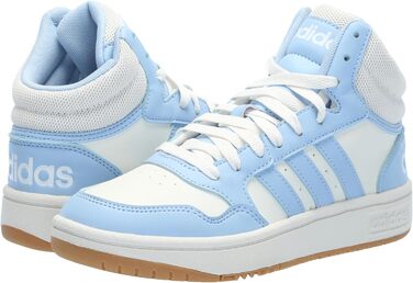 Кросівки Adidas Hoops 3 чоловічі білі, сірі, Cloud White, Gum (40 EU)