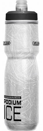 Camelbak Podium Ice спортивна пляшка для води, термоізольована, для бігу, велоспорту та туризму, чорна