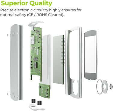 AUVON TENS Пристрій для електростимуляції, з 24 програми, 2 канали, 10 електродів, для зняття болю