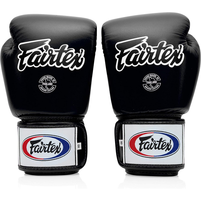 Fairtex BGV1 боксерські рукавички для Муай Тай, MMA, чорні, дитячі, 4 унції, легкі, ударопоглинаючі