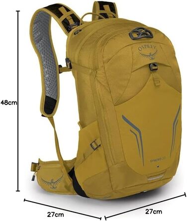 Рюкзак Osprey Syncro 20 літрів, вугільний колір, для велоспорту та туризму