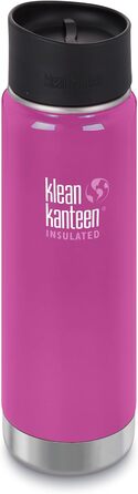 Термос-бутилка Klean Kanteen Wide з вакуумною ізоляцією та кришкою Cafe Cap 2.0, 500 мл, фіолетова (Wild Orchid)