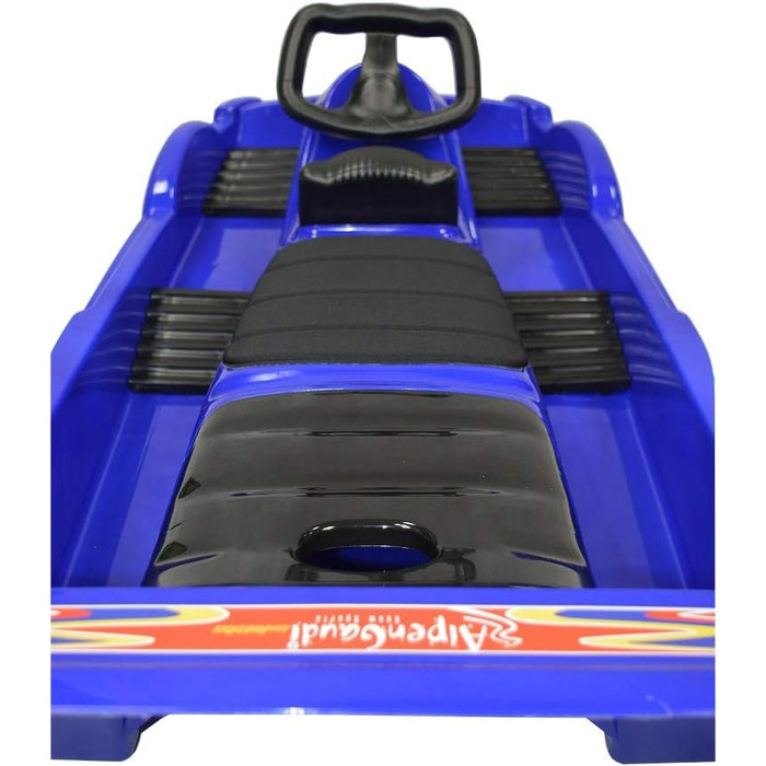 Сніголюб Alpen Gaudi Double Race - двомісний бобслей, блакитний, 114 x 55 x 28 см