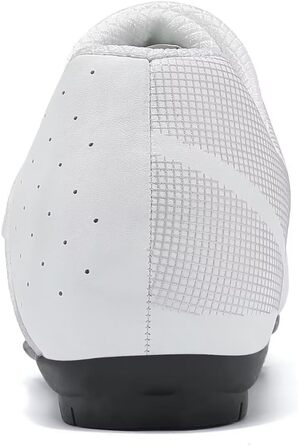 Шкарпетки для шосейного велосипеда для чоловіків – легкі, дихаючі, сумісні зі штифтами для тривалих поїздок та комфорту на весь день (48.5 EU, Білий)